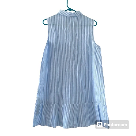 Cupshe short dress stripe blue and white Size Medium - Picture 2 of 6